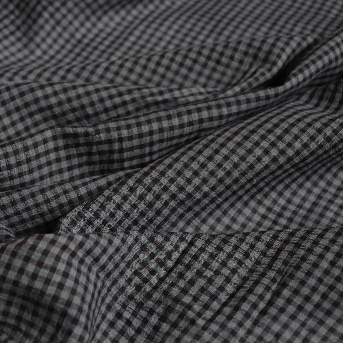 Gray Featherweight Handloom Cotton Check