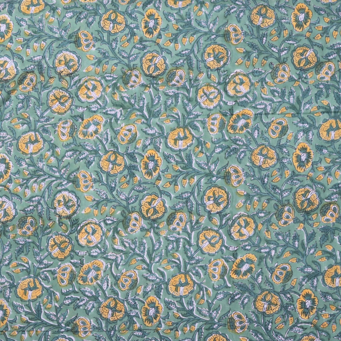Buttercup Block Print Cotton
