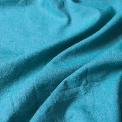 ocean blue shot cotton quilting fabric by the yard