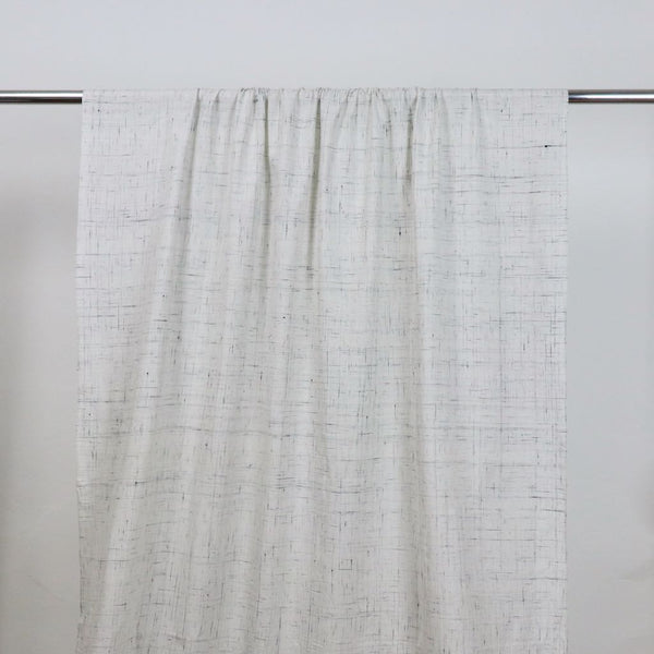 light gray and black khadi cotton fabric