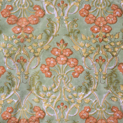 Olive Juice Block Print Cotton