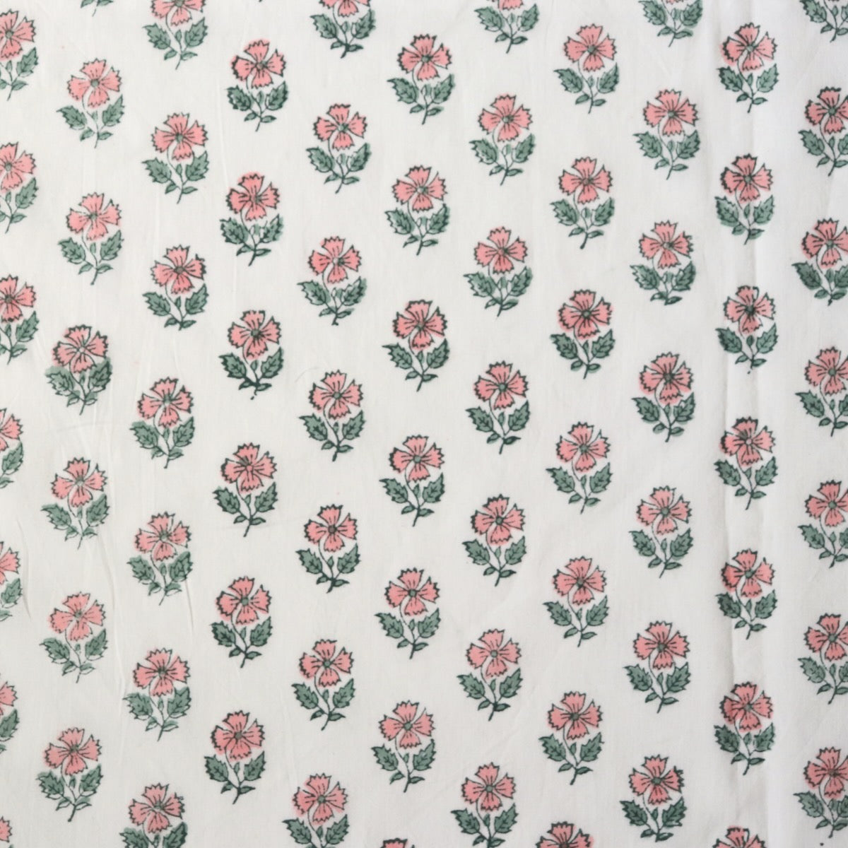 Swatch — Petite Pink Block Print Cotton