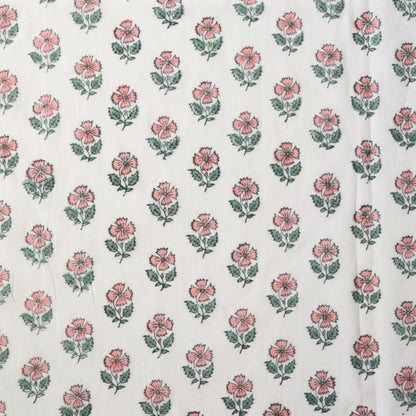 Petite Pink Block Print Cotton