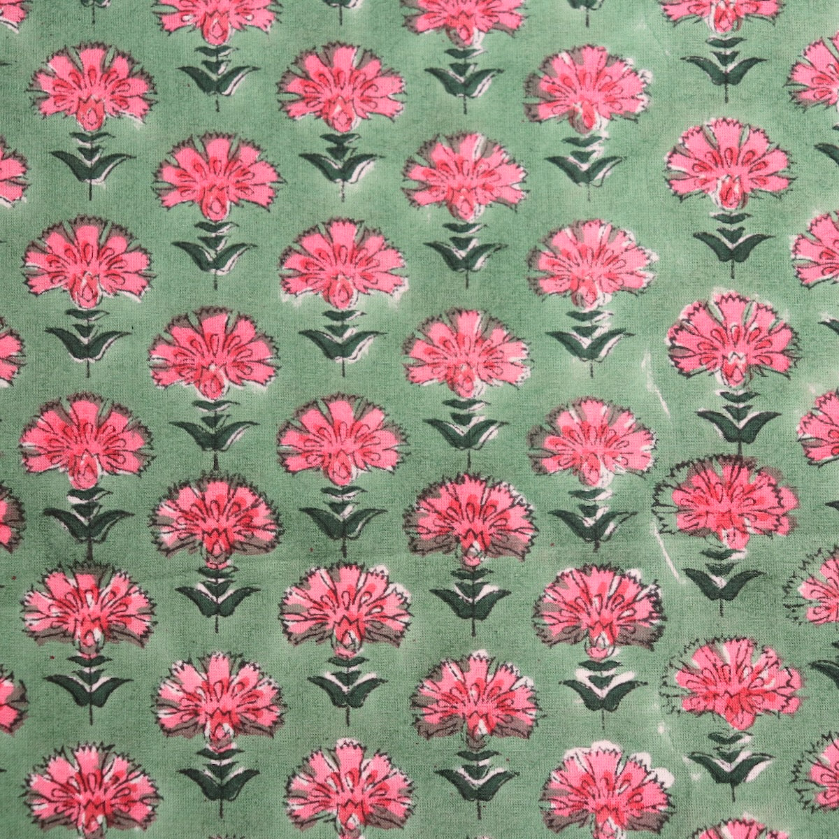 Big Fat Quarter Bundle — Pink + Green Block Prints