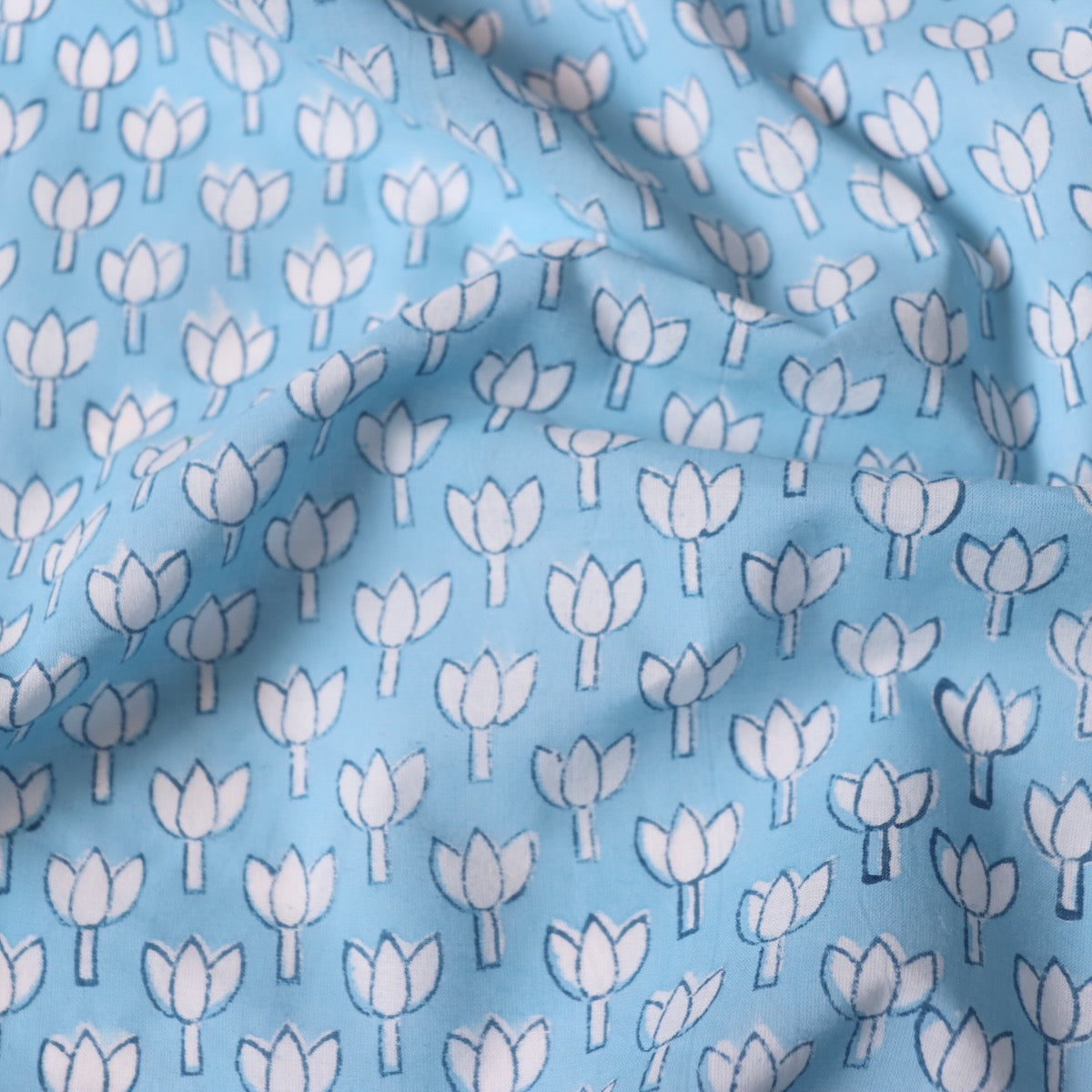 Big Fat Quarter Bundle — Blue + Green Block Prints