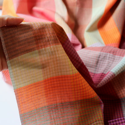 Sunset Handloom Cotton Check