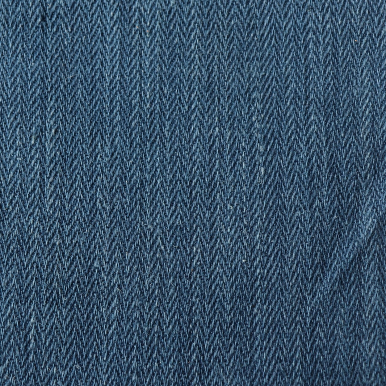 Swatch — Not Denim Indigo Herringbone Handloom Cotton