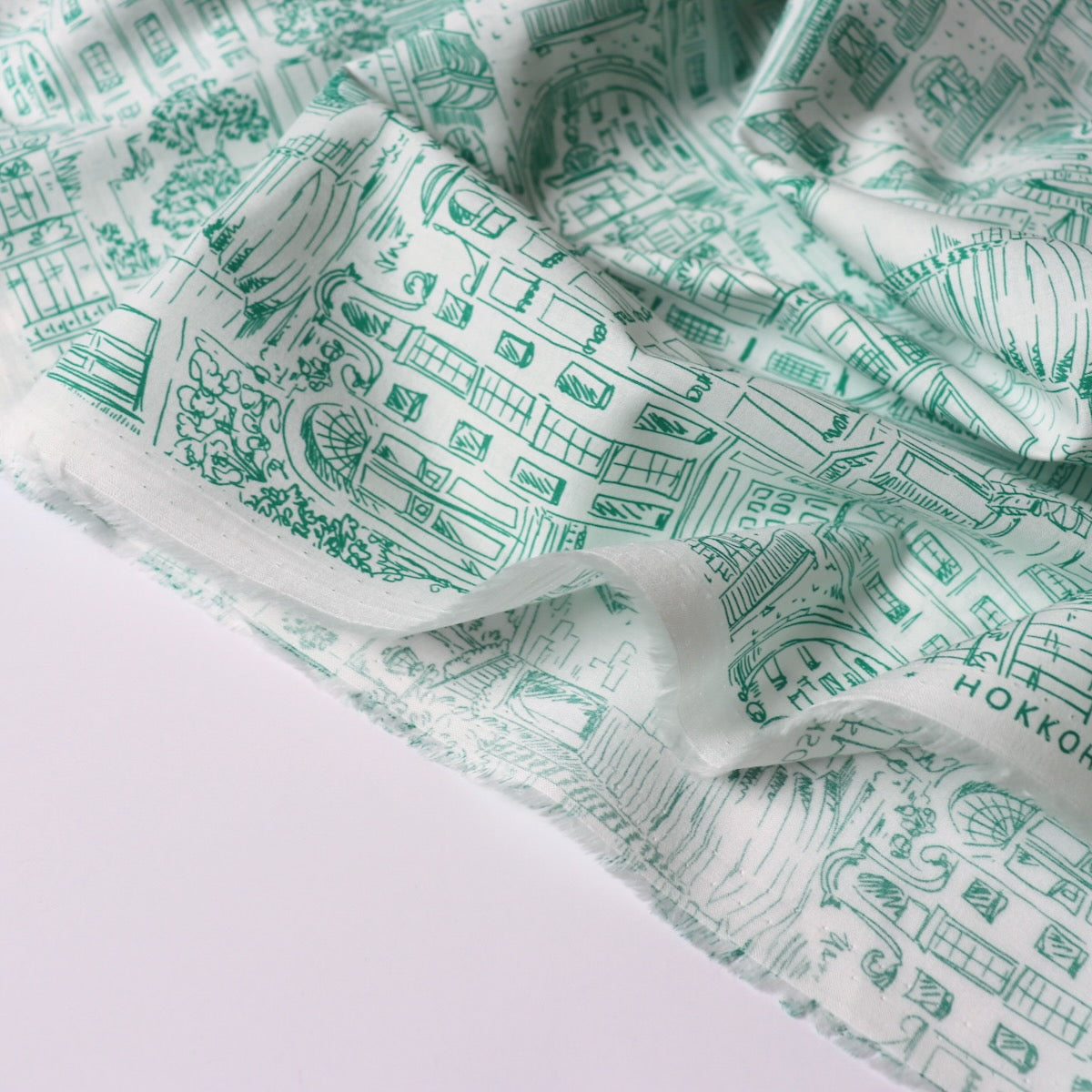 Roman Holiday Japanese Cotton Lawn — Green