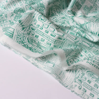 Roman Holiday Japanese Cotton Lawn — Green