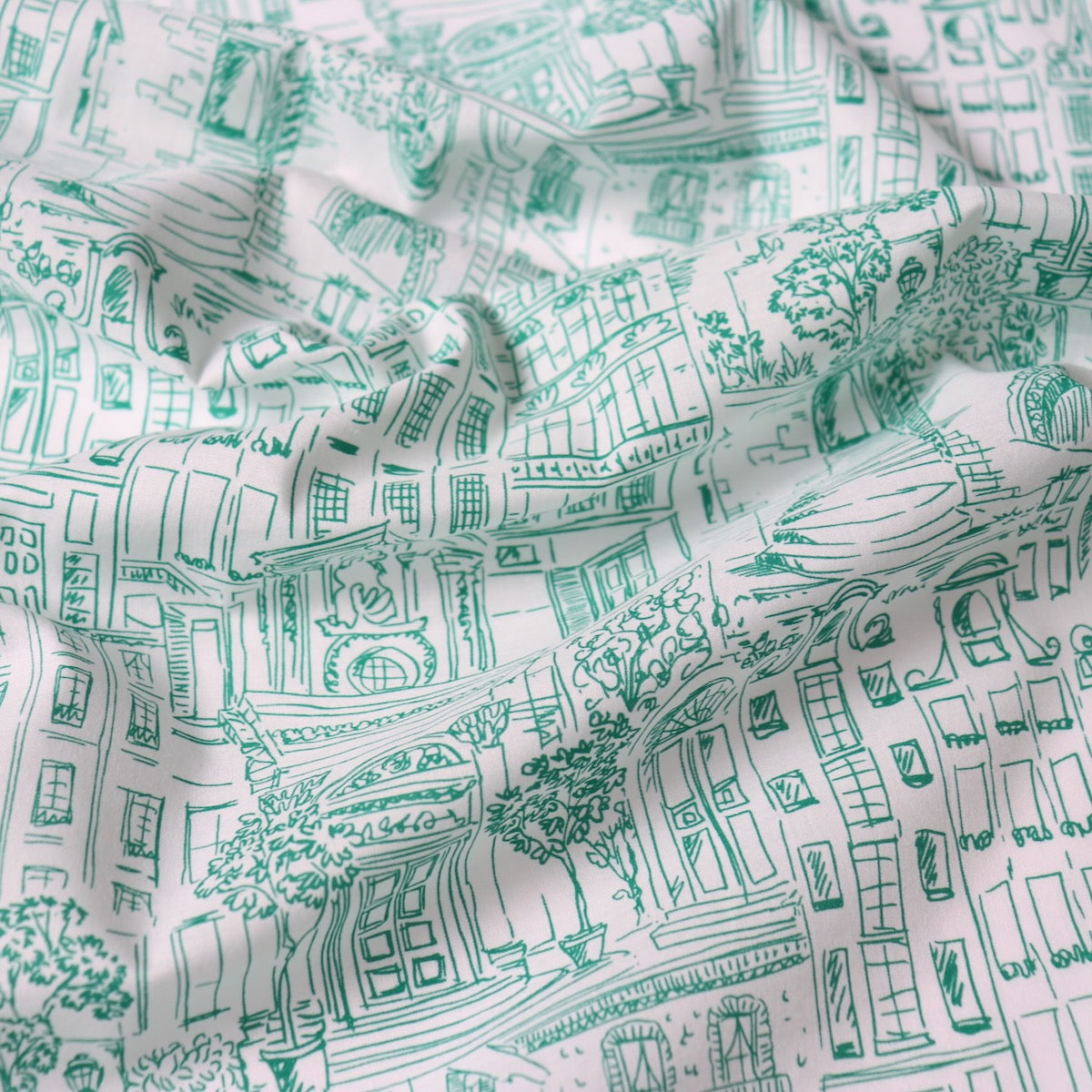 Roman Holiday Japanese Cotton Lawn — Green