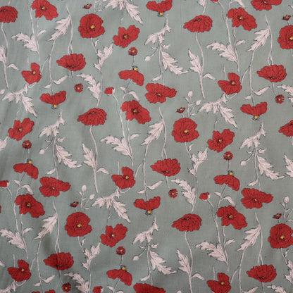 Hokkoh Poppies Corduroy — Wintergreen