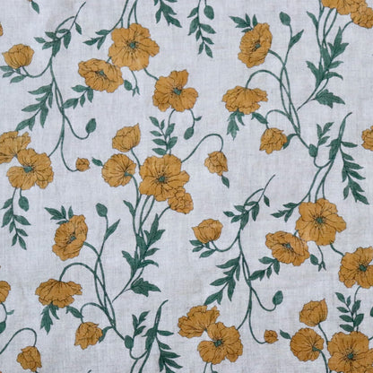 Hokkoh Poppies Linen — Yellow