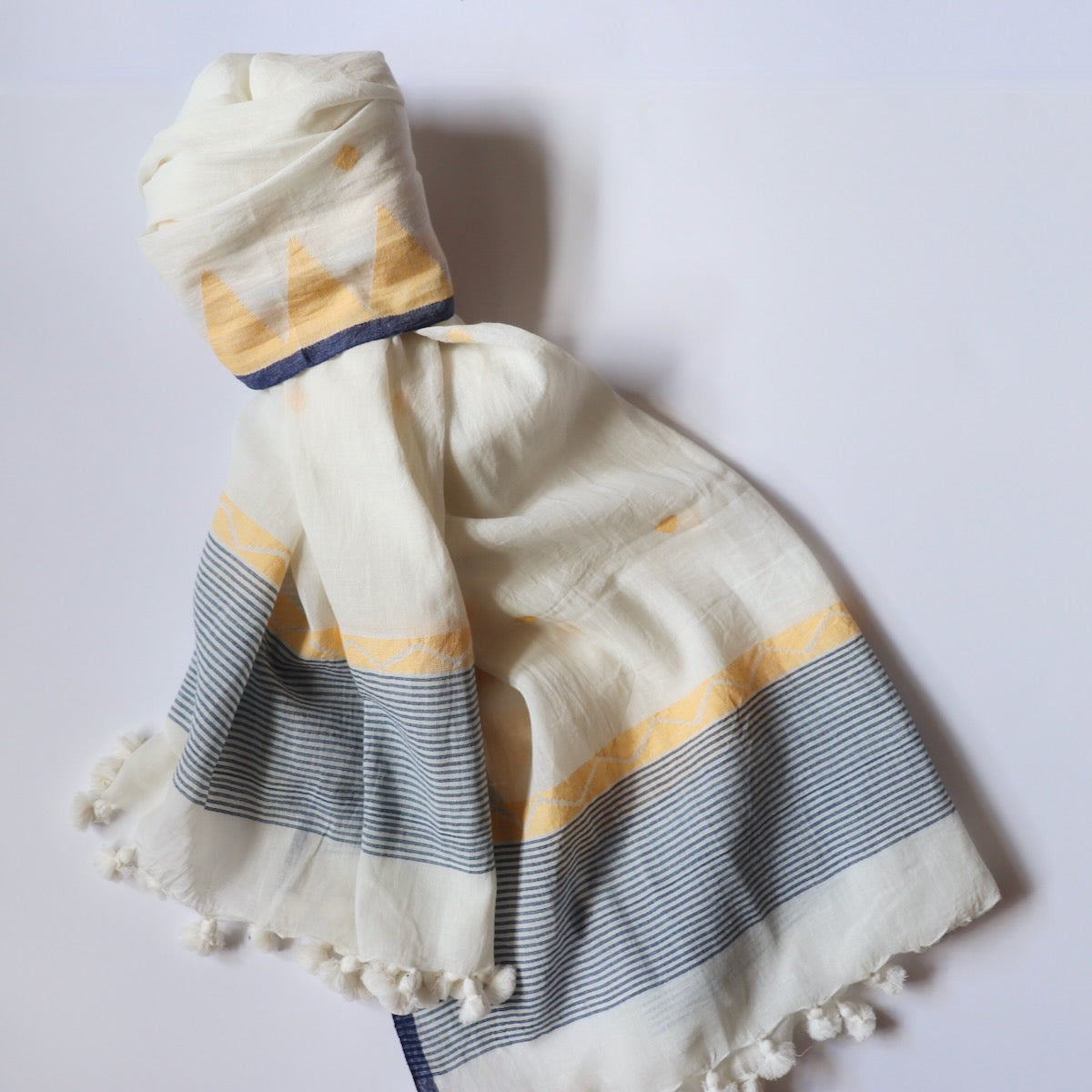 Ray Handloom Jamdani Scarf