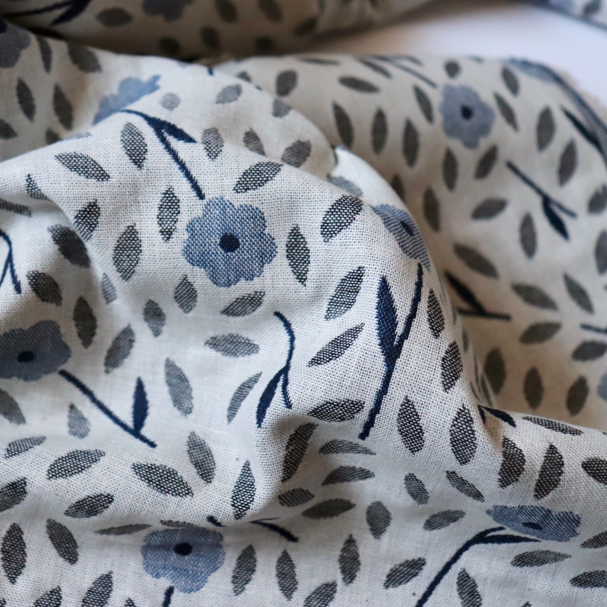 Little Flower Japanese Cotton Jacquard