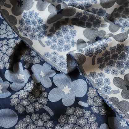 Hydrangea Japanese Cotton Jacquard