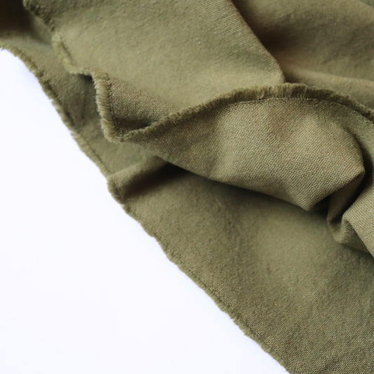 Cotton Linen Canvas — Moss