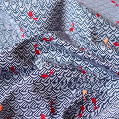 Technicolor Koi Dobby Cotton Print