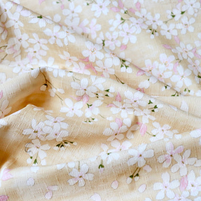 Sakura Cotton Dobby — Parchment