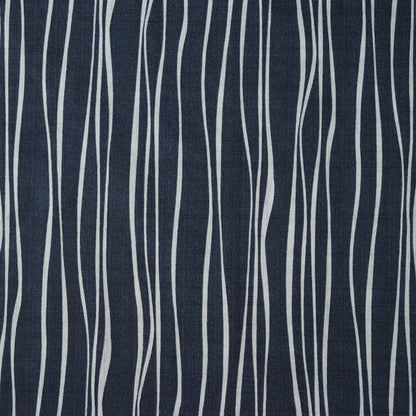 cotton fabric made in Japan dark blue textured dobby with organic stripes