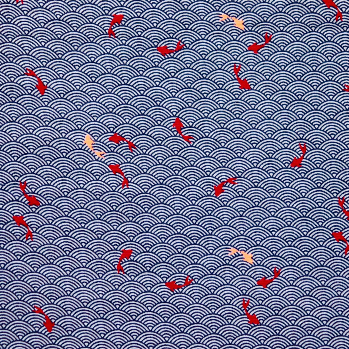 Technicolor Koi Dobby Cotton Print