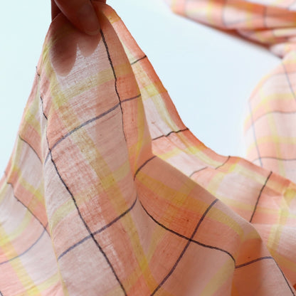 Candy Floss Handloom Cotton Check