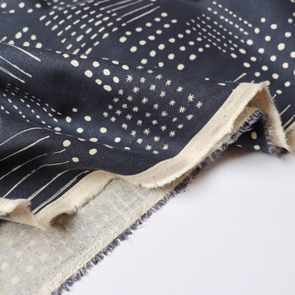 Pencilled In Cotton Linen Canvas