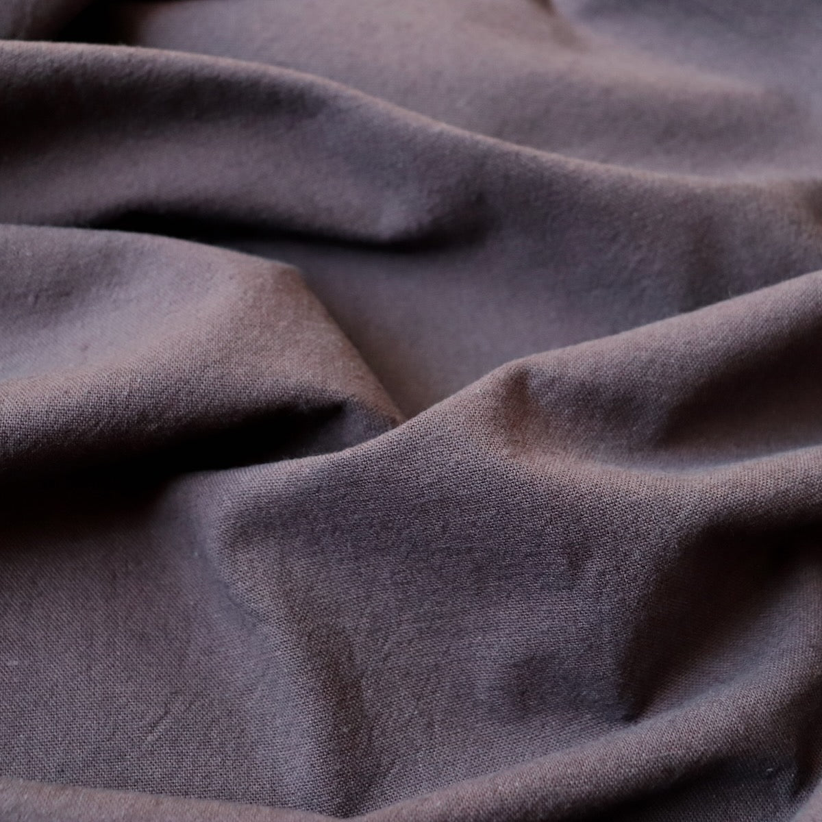 linen cotton canvas fabric from Japan dark purple gray color for sewing bags pants and jackets