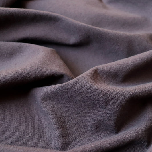 linen cotton canvas fabric from Japan dark purple gray color for sewing bags pants and jackets