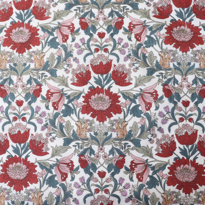 Squirrel Hill Cotton Lawn — Red