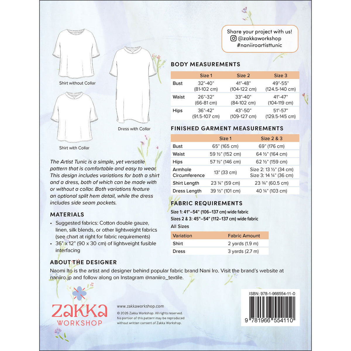 Nani Iro Artist Tunic