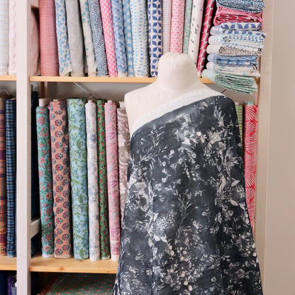 Nani Iro Lokomaikai Cotton Double Gauze — Gray C