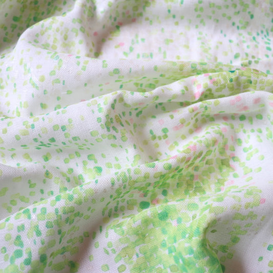 nani iro waterfall double gauze fabric white garden of new life made in Japan