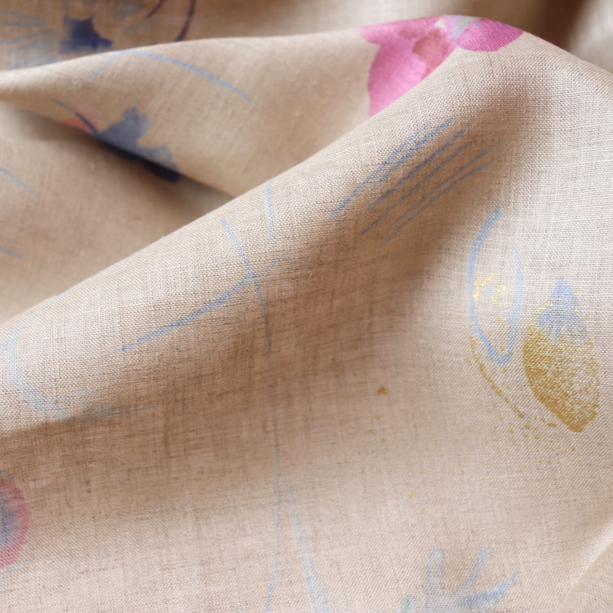 Nani Iro Hana no Toki Niwa Linen — Sublimation