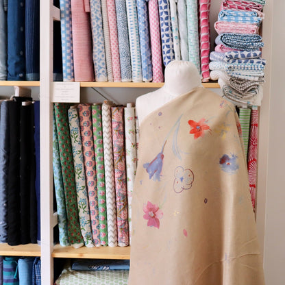 Nani Iro Hana no Toki Niwa Linen — Sublimation
