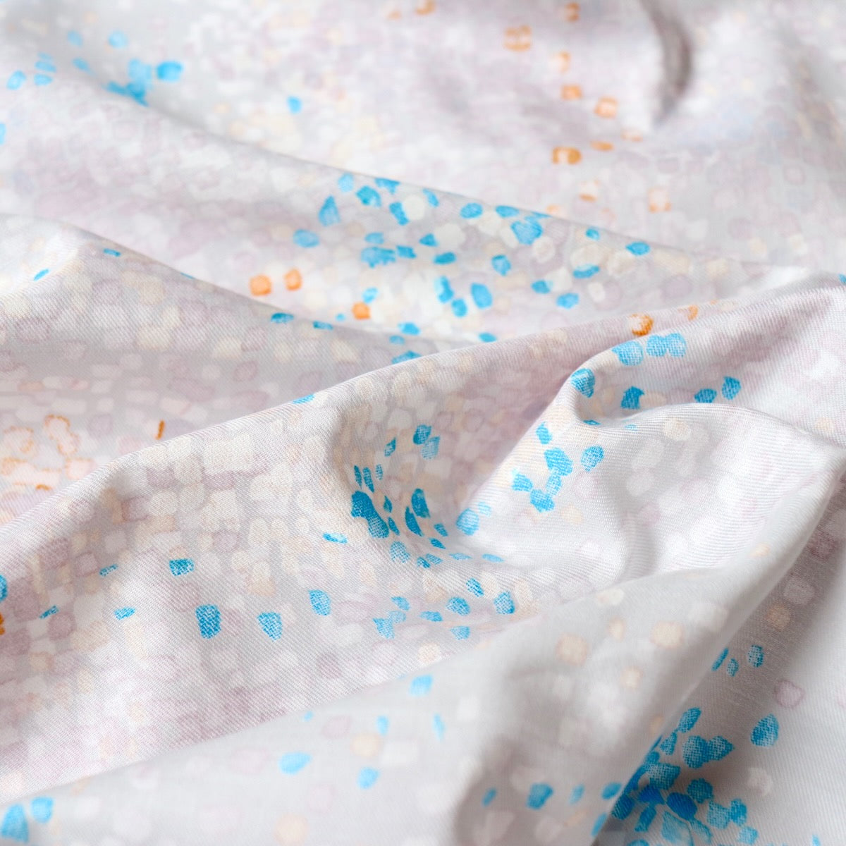 Nani Iro Water Fall Cotton Silk — Morning Glow, Evening Glow
