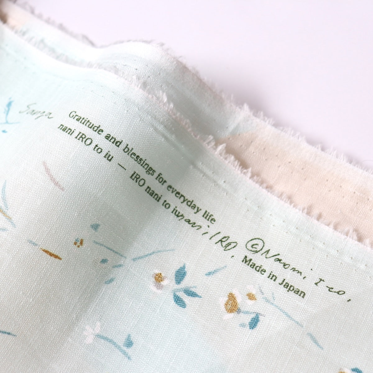 Nani Iro Sanga Linen — Bright Spirit