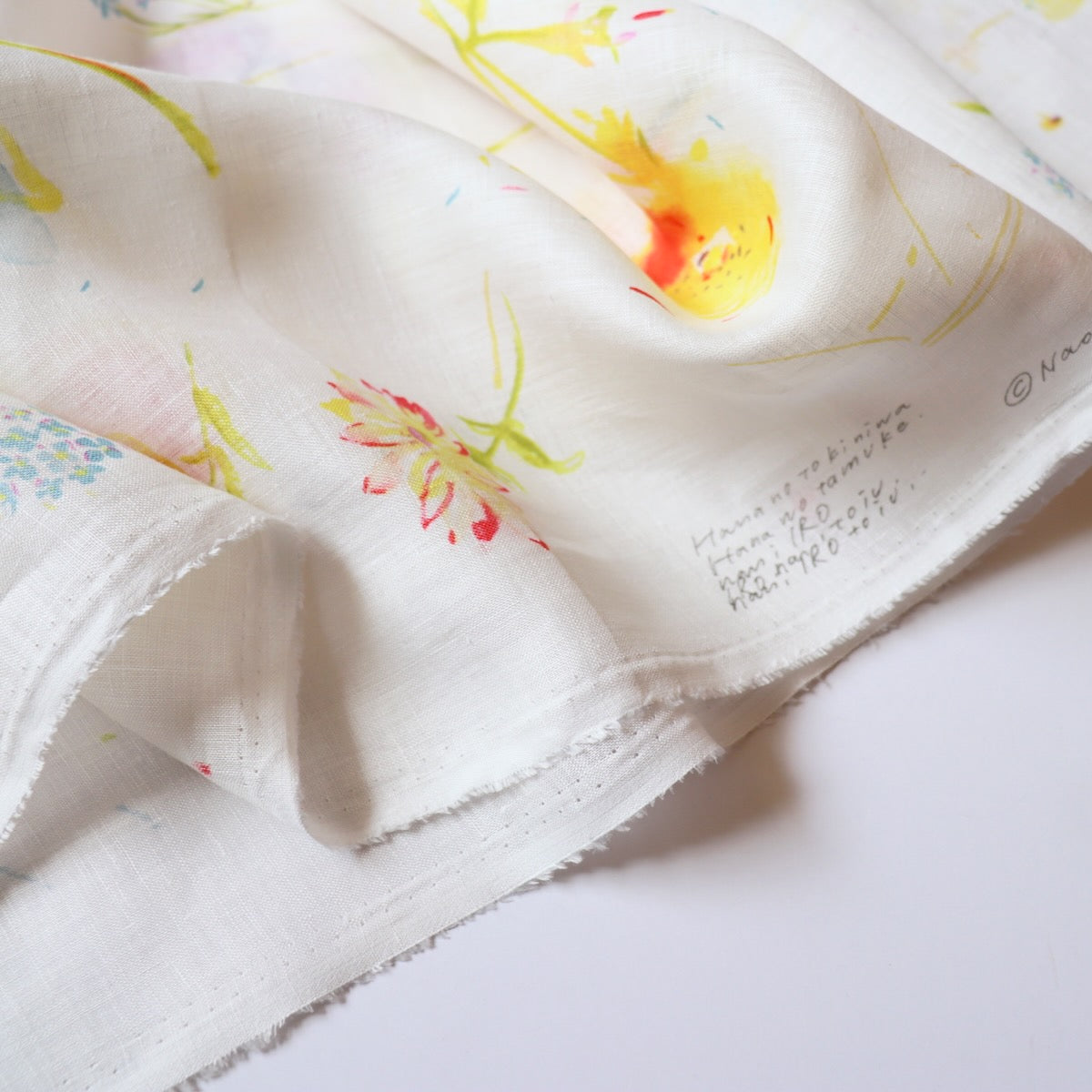 Nani Iro Hana no Toki Niwa Linen — Morning