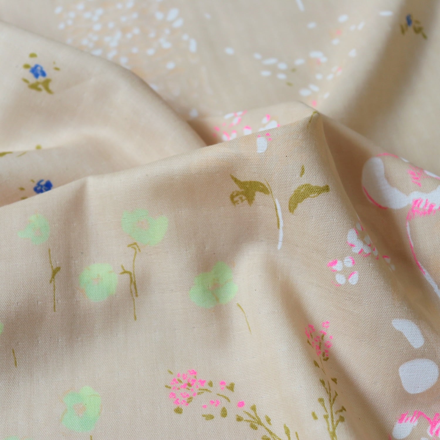 nani iro pal floral print double gauze fabric made in japan