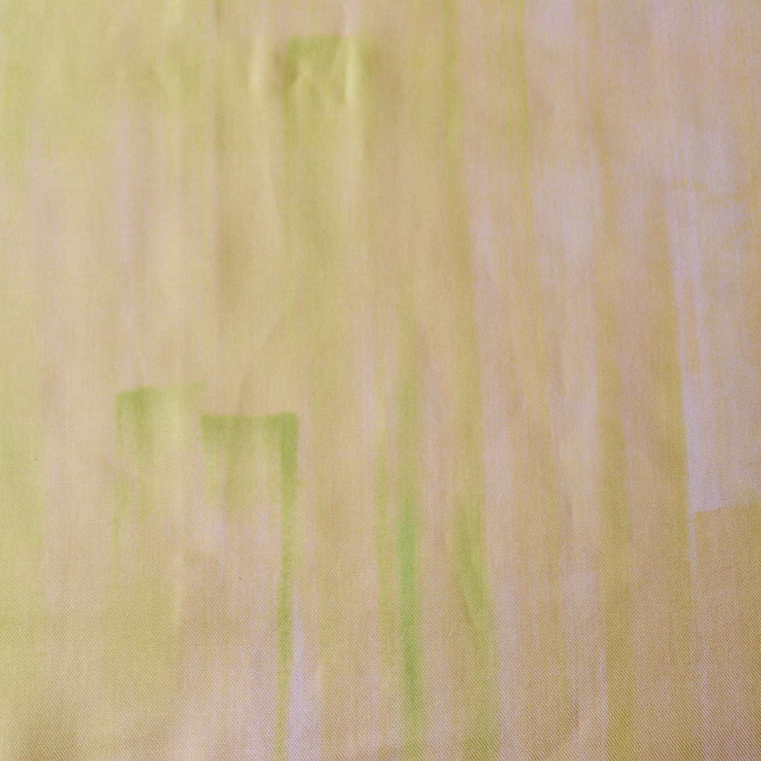 Nani Iro Touch A Chord Cotton Silk Fabric D made in Japan Kokka yellow and green painterly print