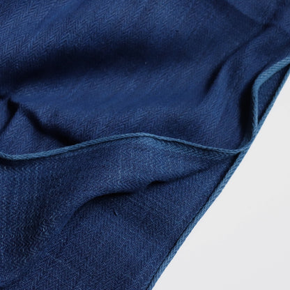 Not Denim Herringbone Handloom Cotton — Dark Indigo