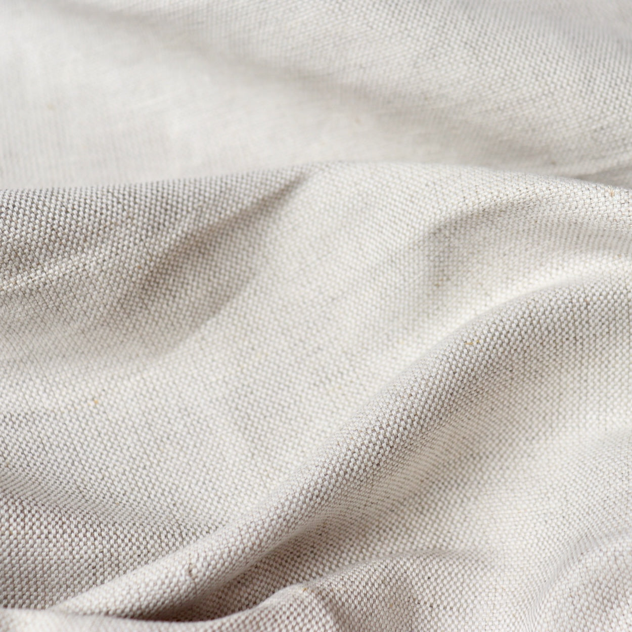 natural linen cotton blend fabric for sewing and embroidery