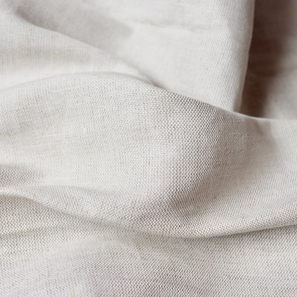 natural linen cotton blend fabric for sewing and embroidery