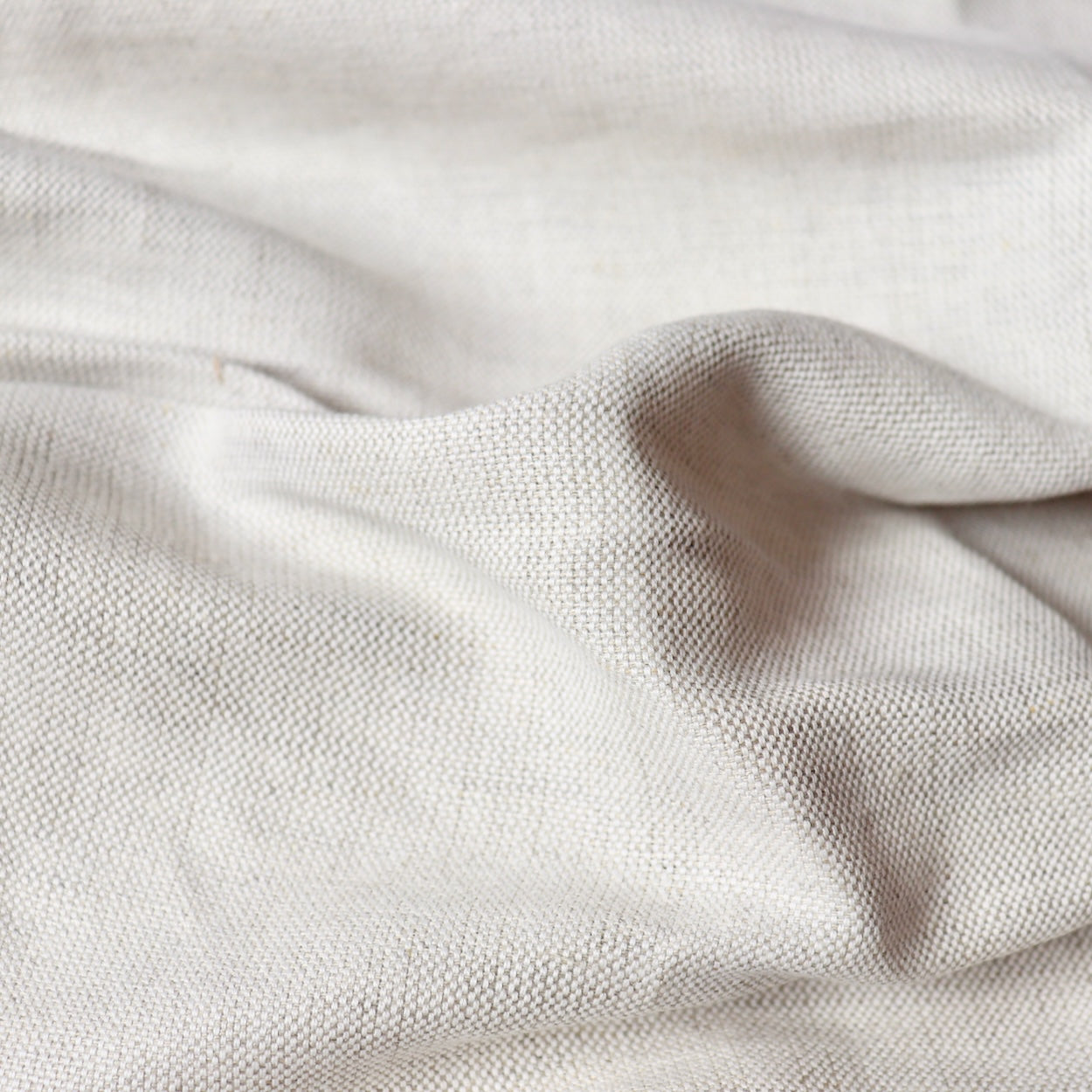 natural linen cotton blend fabric for sewing and embroidery