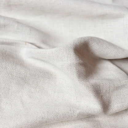 natural linen cotton blend fabric for sewing and embroidery