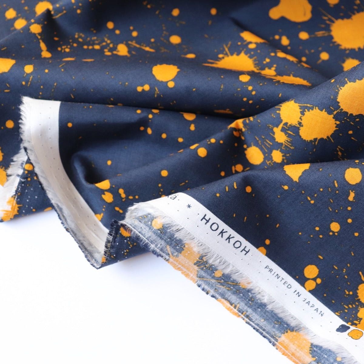 The Ink Spots Japanese Cotton Lawn — Navy