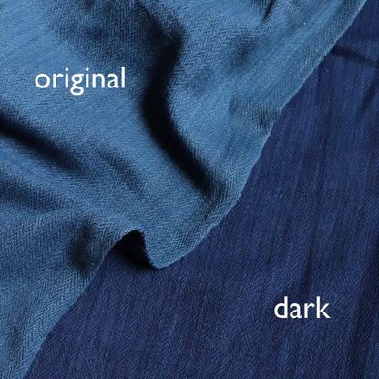 Not Denim Indigo Herringbone Handloom Cotton — Original