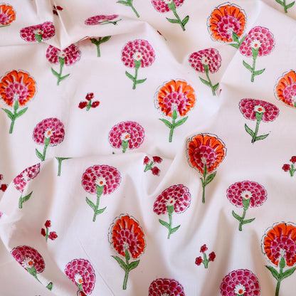 Marigold Block Print Cotton