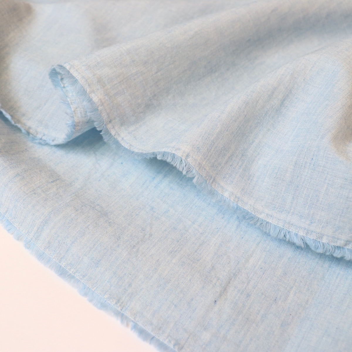 organic cotton fabric by the yard light blue