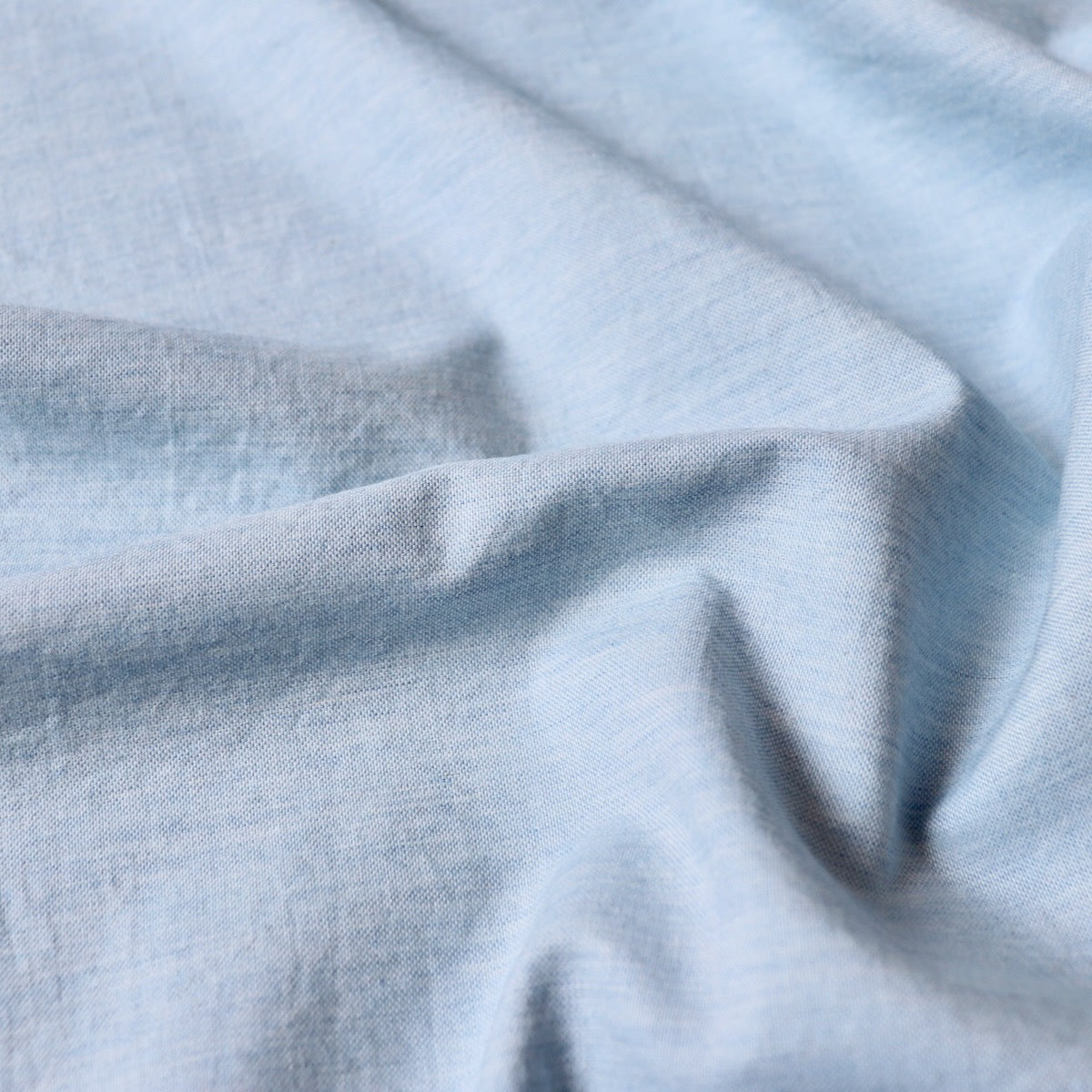 Organic Cotton Oxford — Light Blue