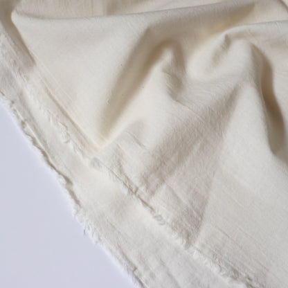 organic cotton fabric by the yard off white